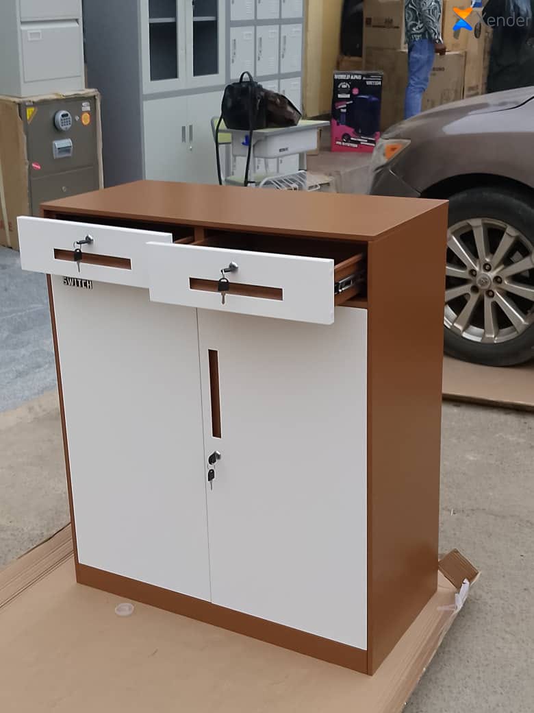 Half-height office bookshelf