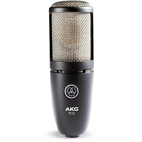 AKG Studio Vocal Condenser Microphone,P220 (Black)