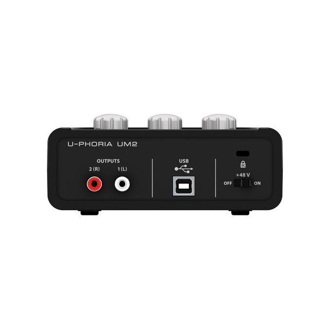 Behringer U-Phoria UM2 USB Audio Interface (Soundcard)
