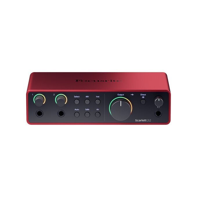Focusrite Scarlett 2i2 4th Gen USB Audio Interface Soundcard