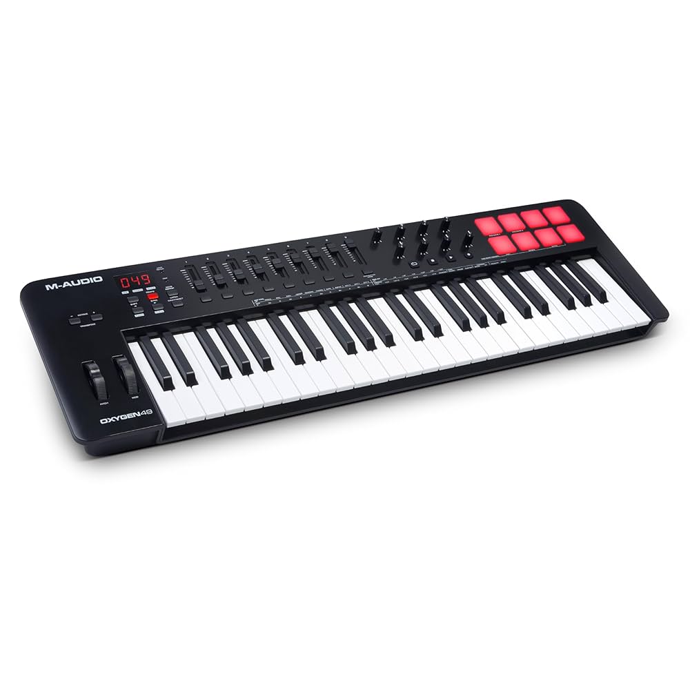 M-Audio Oxygen 49. 49 Key Usb Midi Controller With Beat Pads