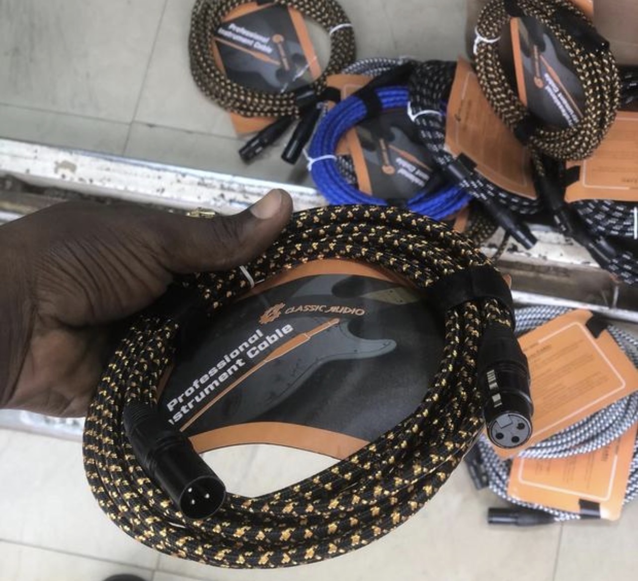 XLR Low Noise Microphone Audio Cable Male/Female 5meter