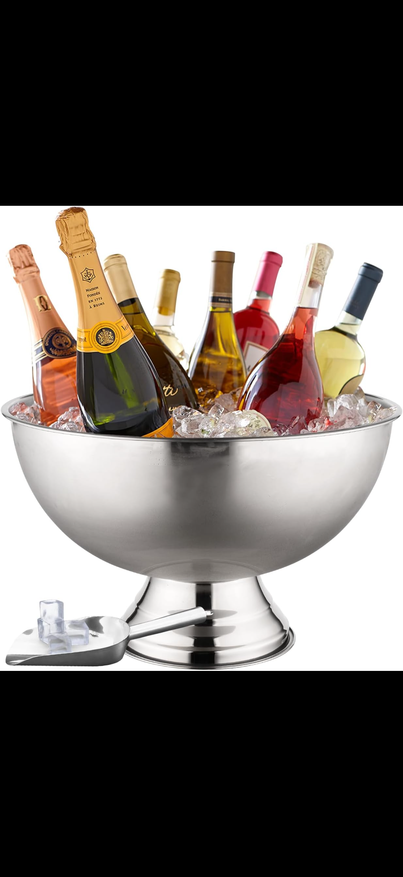 Champagne Bow Wine Carrier (Silver Color)