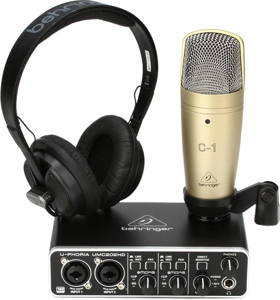 Behringer Uphoria Studio Pro Complete Recoding Bundle