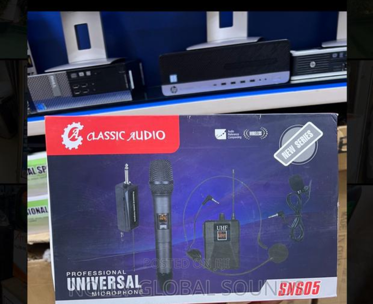 Classic Audio Neck, Handle And Overhead Wireless Microphone