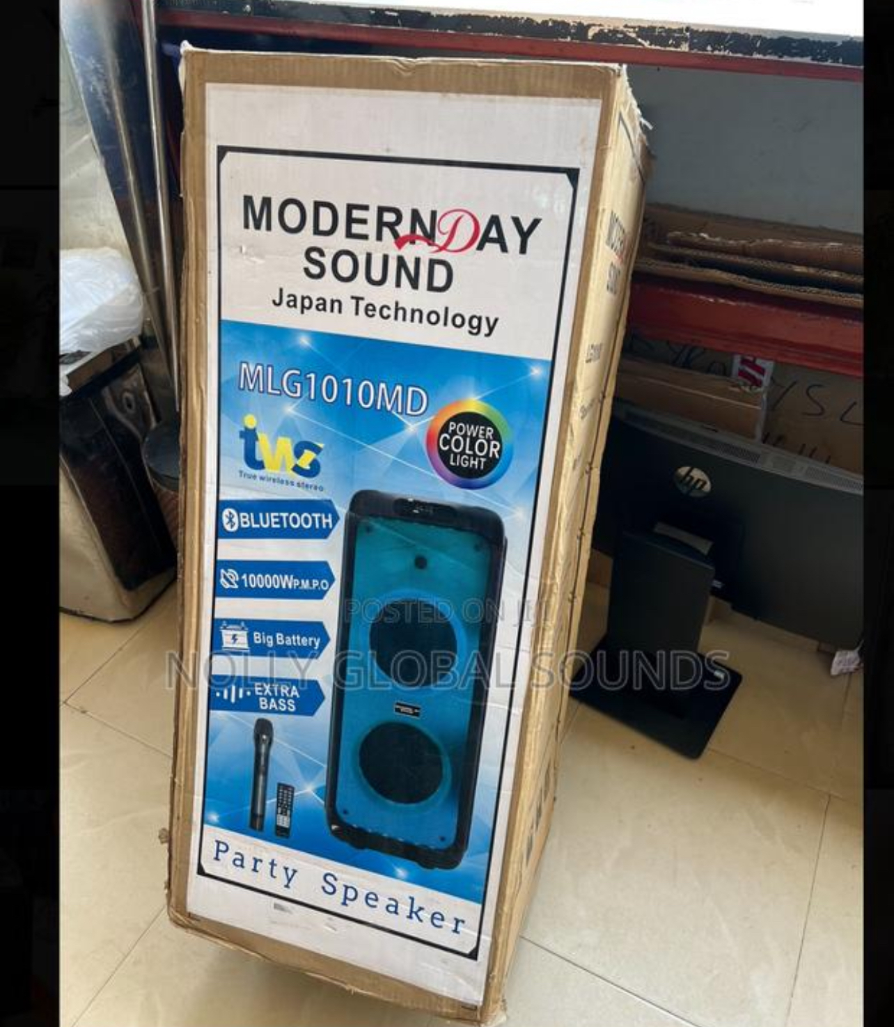 Modernday Party Box Speaker With Wireless Mic 10,000 Watts