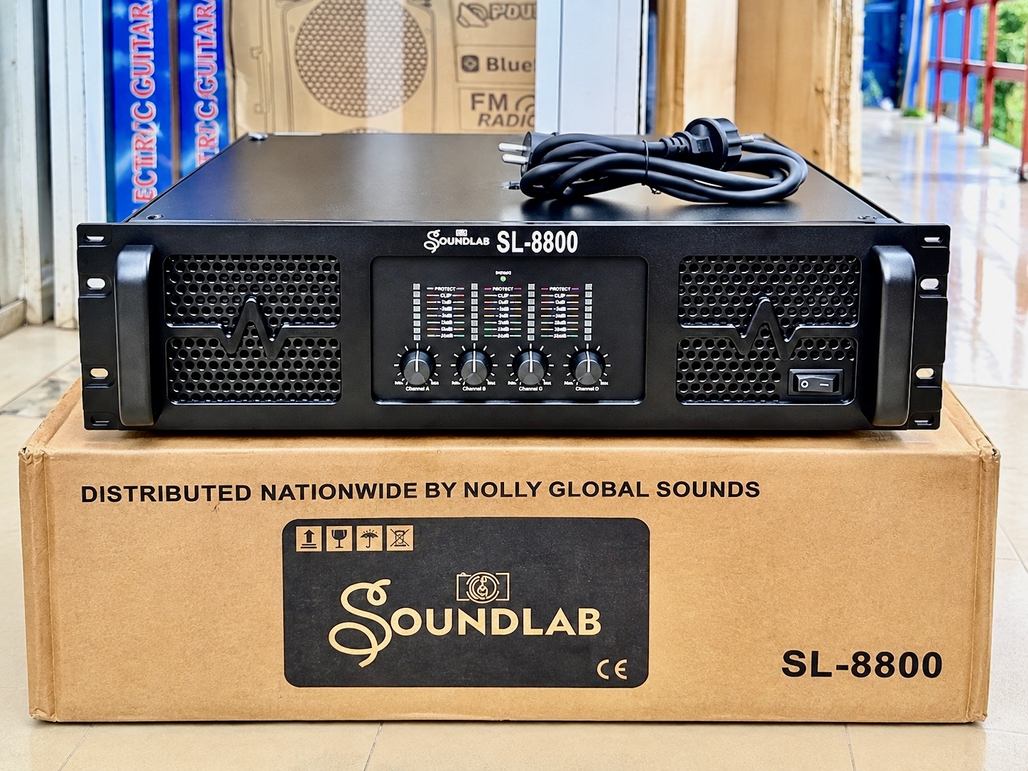 SoundLab 4 Channels Power Amplifier SL-8800 (3,200watts)