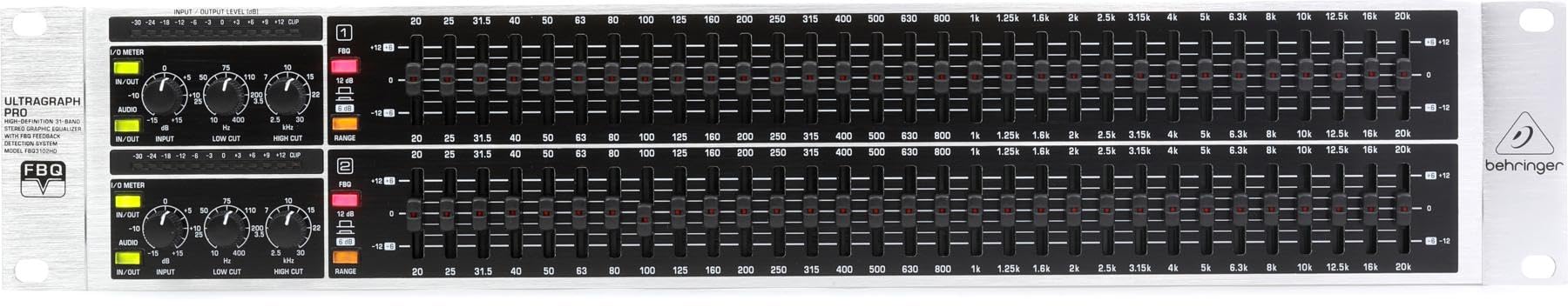 Behringer FBQ3102HD - 31-band Stereo Graphic EQ