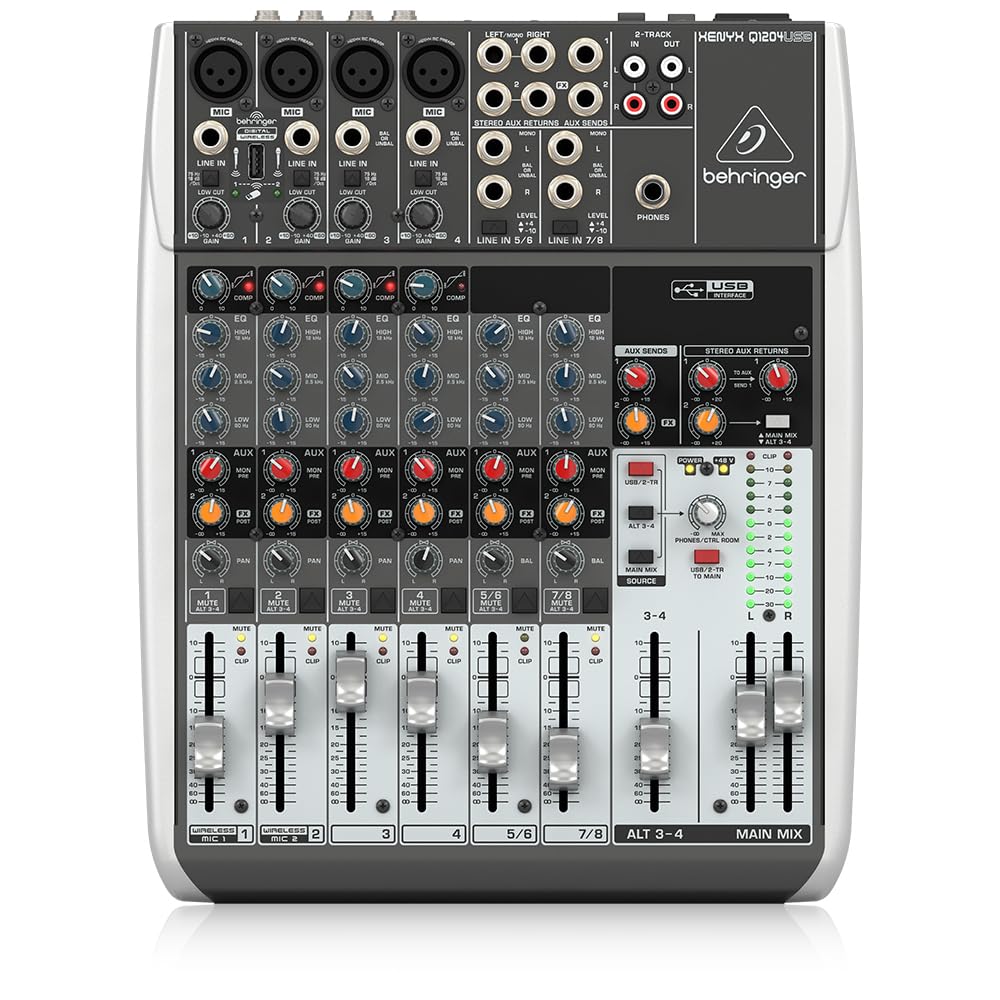Behringer Xenyx 1204USB Mixer With USB