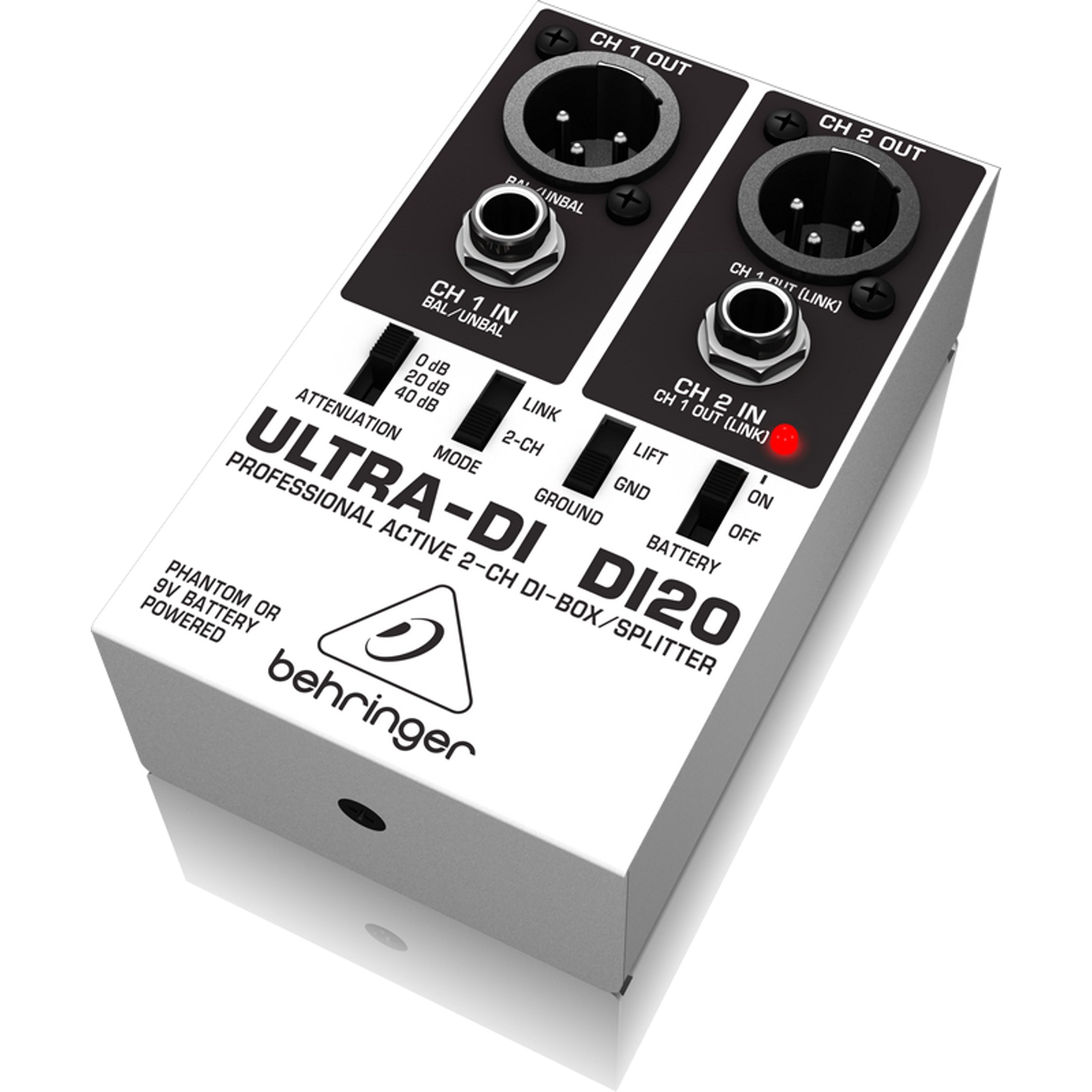Behringer Ultra-Di DI20 Professional Active 2-Channel Di-Box