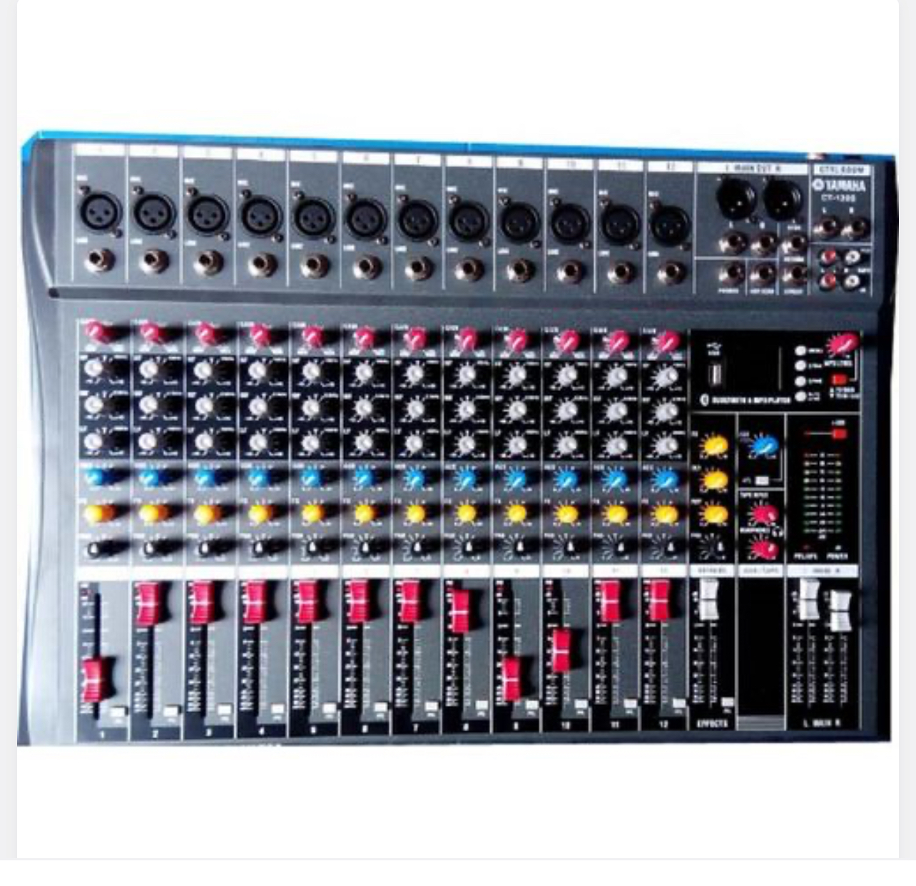 Yamaha N12 Channels Flat Mixing Console With Bluetooth, USB