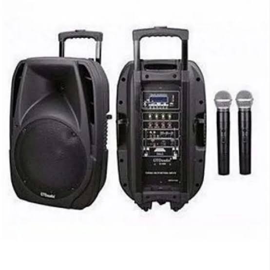 SOUND PRINCE Public Addressing System With 2 Wireless Mic