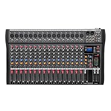 16 Channels Powered Bluetooth Audio Mixer With Usb Plug